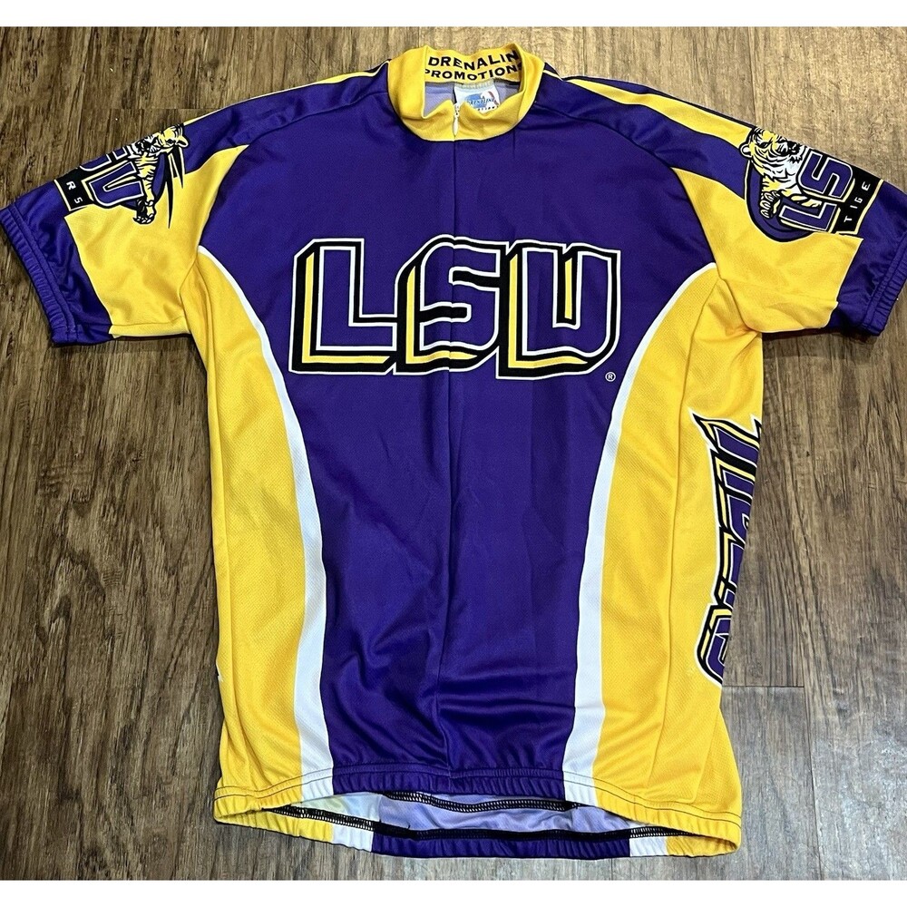LSU Tigers Cycling Jersey - Medium Adrenaline Promotions